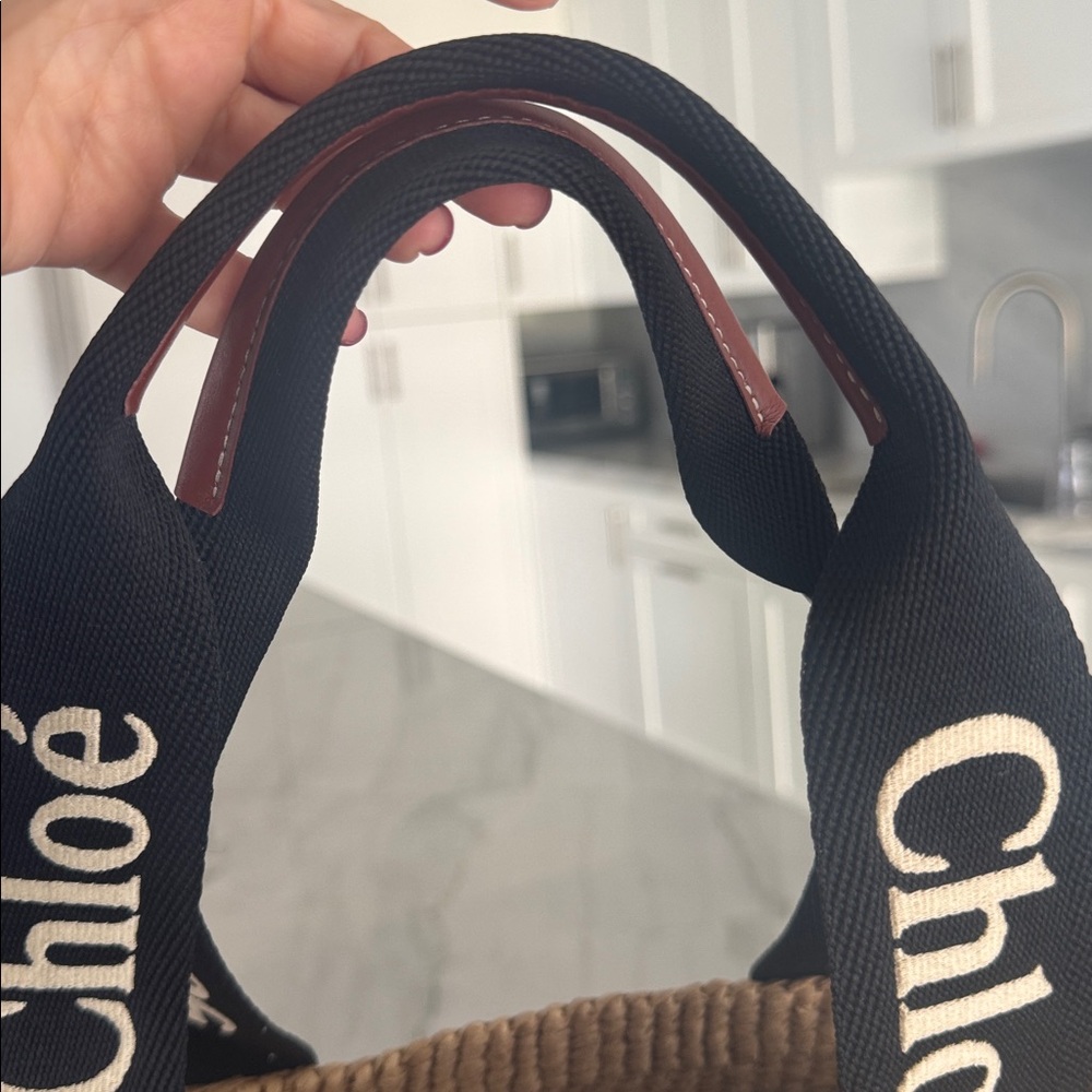 Chloe Tan and Black Shoulder Bag - Picture 3 of 6